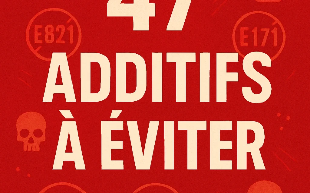 47 additifs alimentaires à éviter en 2025 (liste noire)