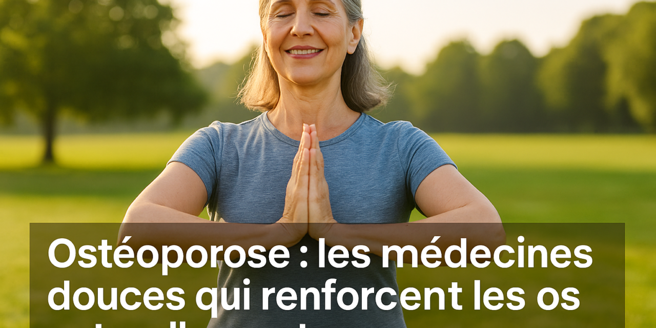 Ostéoporose : les médecines douces qui renforcent vraiment les os