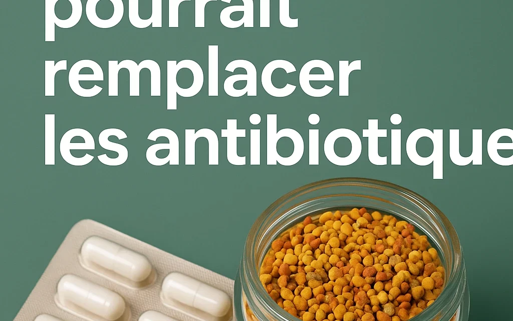 Pollen et antibiotiques : un allié naturel contre l’antibiorésistance