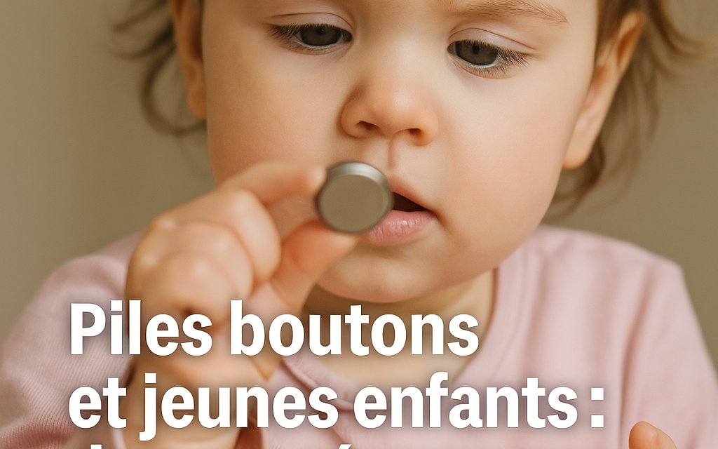 Piles boutons et jeunes enfants : des conséquences graves en cas d’ingestion