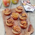 Rose feuilletée à la pomme et à la cannelle