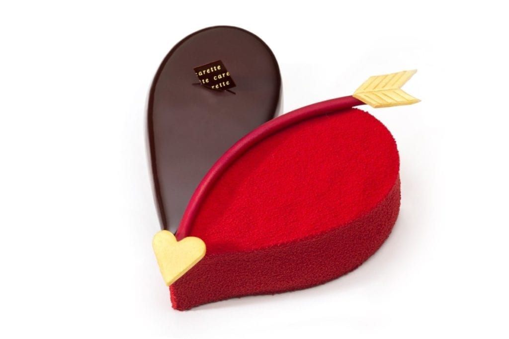 Le biscuit cœur de chez Carette voilà ce que le célèbre salon de thé propose aux amoureux pour la St Valentin.