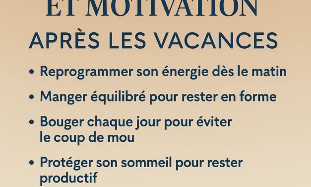 Rentrée 2025 : 7 astuces pour rester en forme et motivé