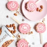 Sucettes à la rose et aux amandes