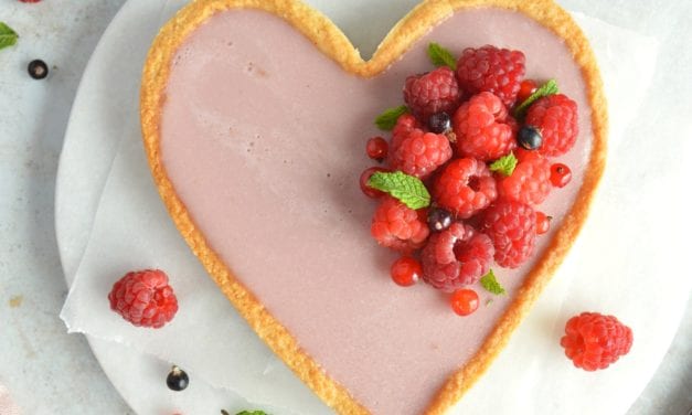 Tarte Panna Cotta à la framboise