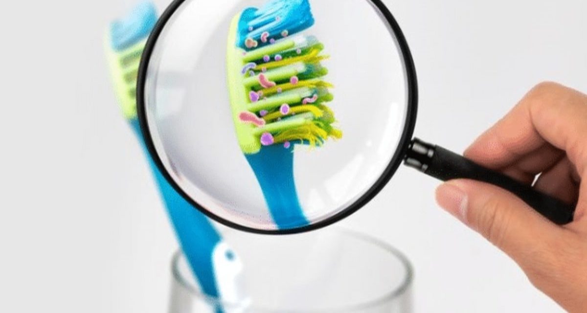 Attention aux bactéries sur votre brosse à dents !