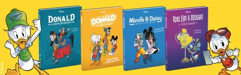 Sortie de 4 nouvelles collections de BD Disney