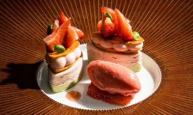 Bavarois aux fraises