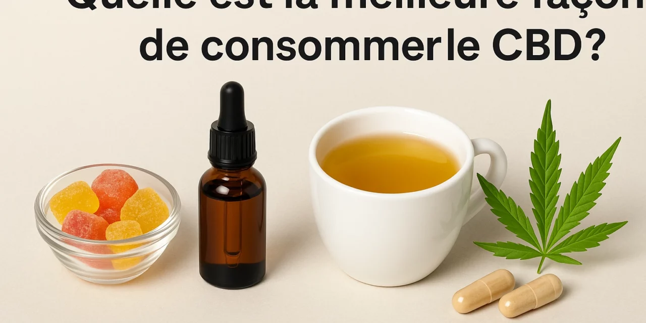 Quelle est la meilleure façon de consommer le CBD ?
