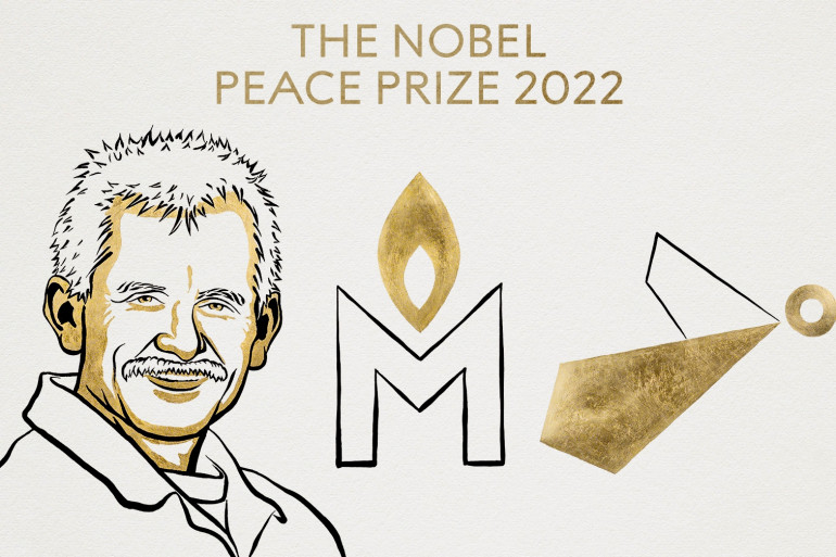 Prix Nobel de la Paix 2022, un soutien sans équivoque à tous ceux qui s’opposent à la guerre et à la violence