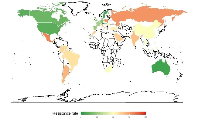 Résistance aux antibiotiques à l’échelle mondiale
