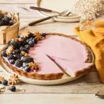Tarte panna cotta aux mûres et myrtilles
