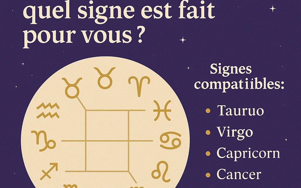 Compatibilité amoureuse 2025 : quel signe est fait pour vous ?