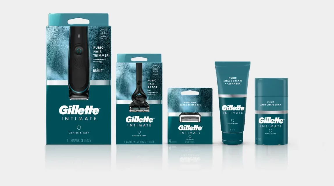Épilation intime pour hommes : douceur de la nouvelle gamme Gillette Intimate