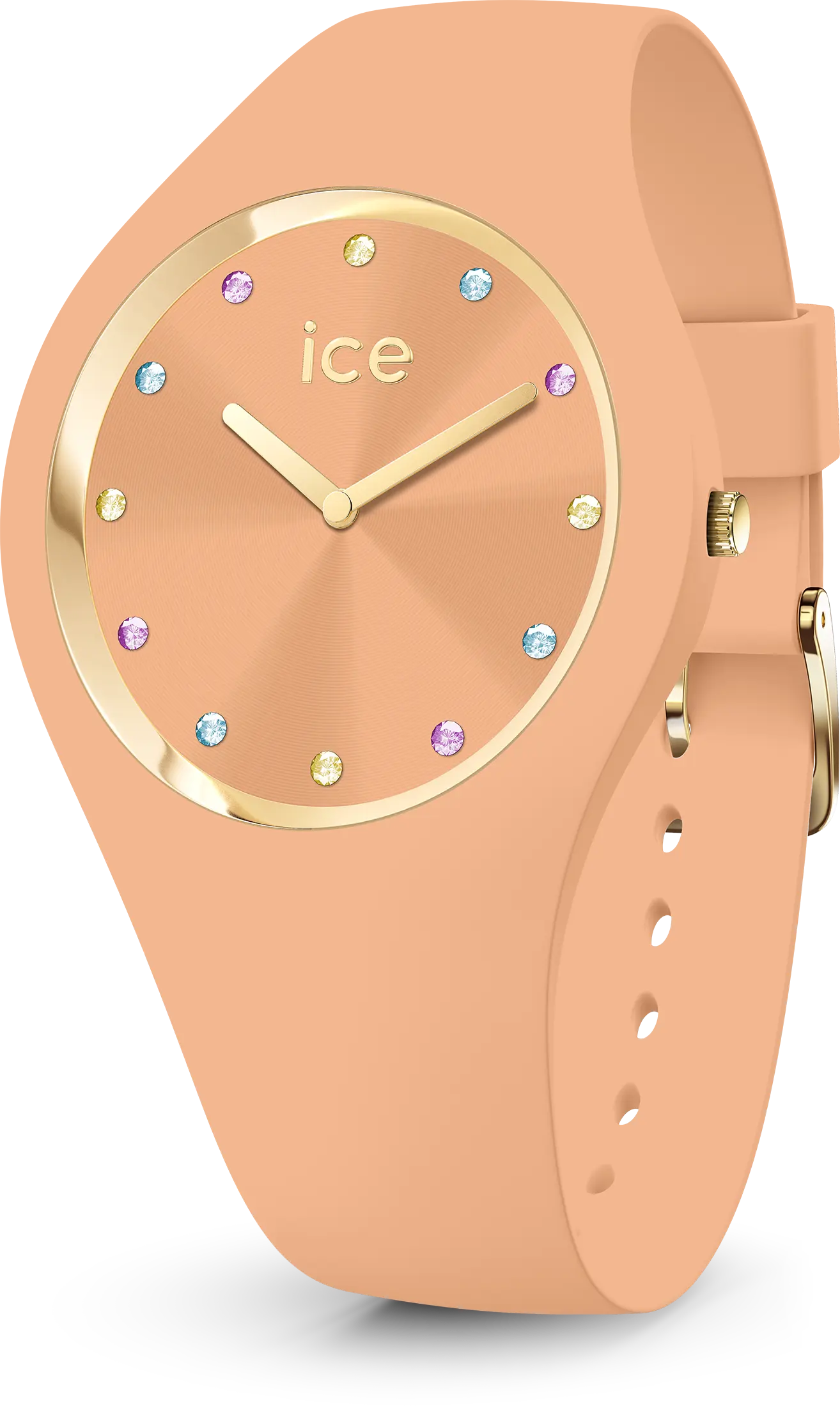 Ice-Watch - ICE cosmos Pink shades - Pink ladies watch with silicone strap - 016299 (Small), beige, belt
