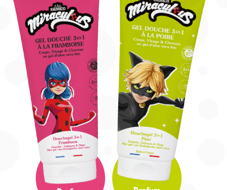 Découvrez les Produits d’hygiène et de soins avec les héros de la série Miraculous par Le Comptoir du Bain
