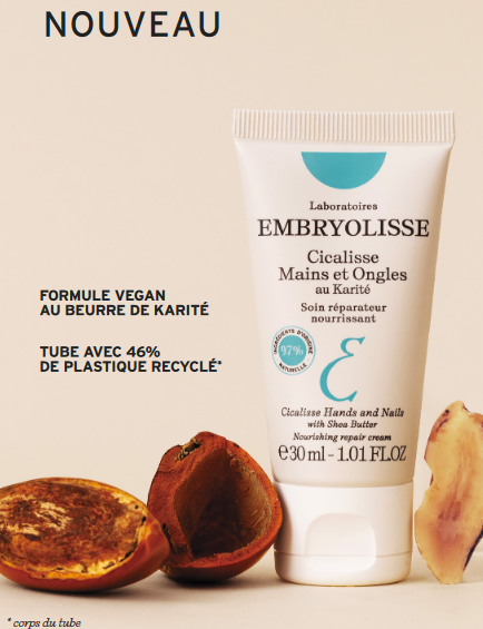 Discover the new Embryolisse cream: Cicalisse hands and nails for soft hands and strong nails