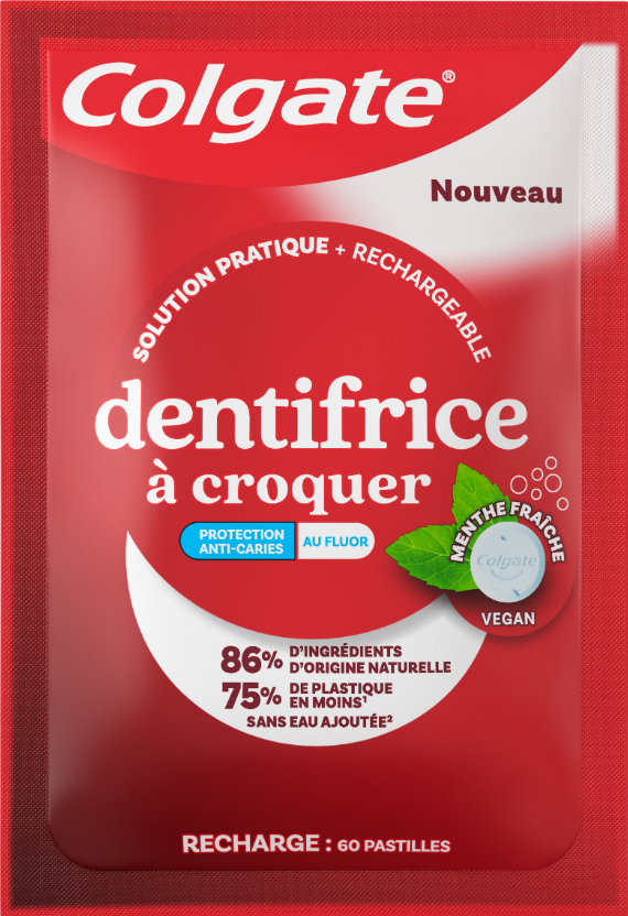 Dentifrice à croquer Colgate