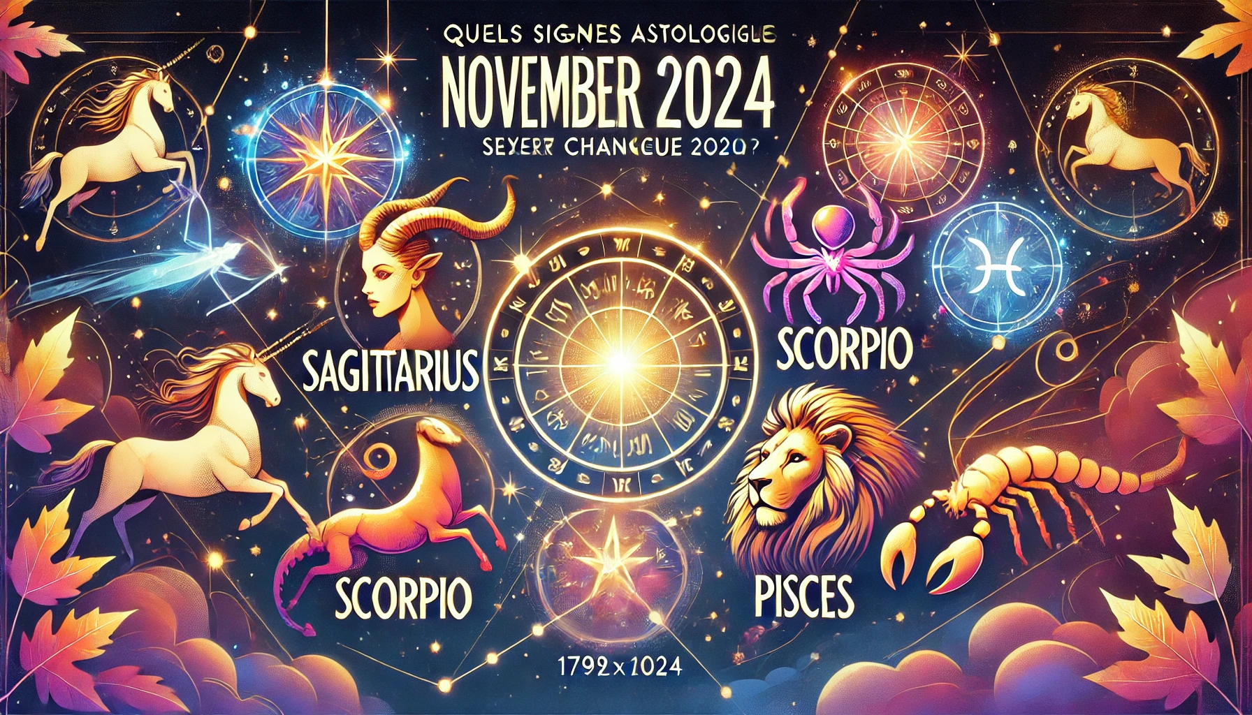 Quels signes astrologiques seront chanceux en novembre 2024 : Sagittaire, Scorpion, Poissons" title="Horoscope Novembre 2024 – Signes astrologiques chanceux : Sagittaire, Scorpion, Poissons