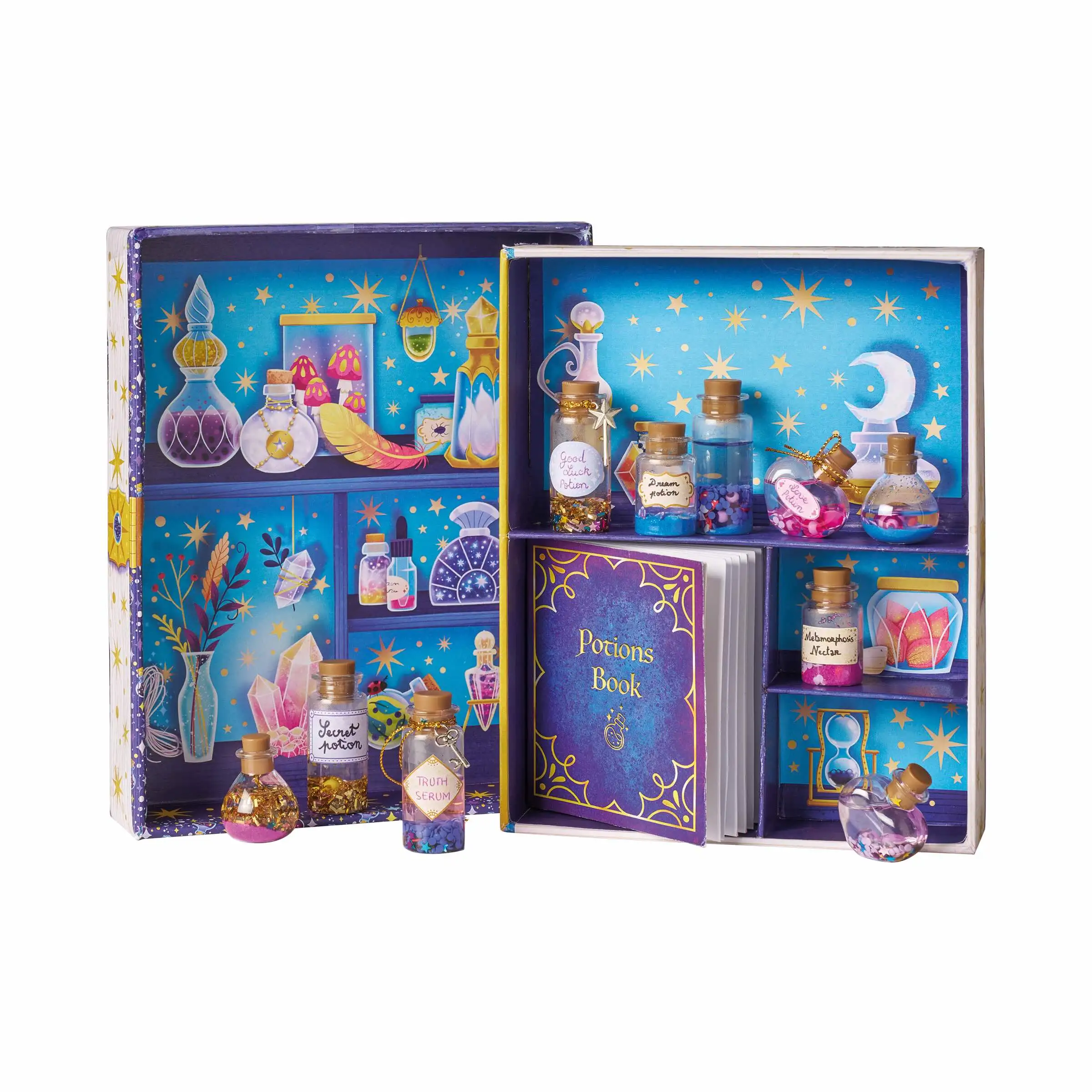 Kit Magic School Mes Potions Magiques avec étoiles et sequins