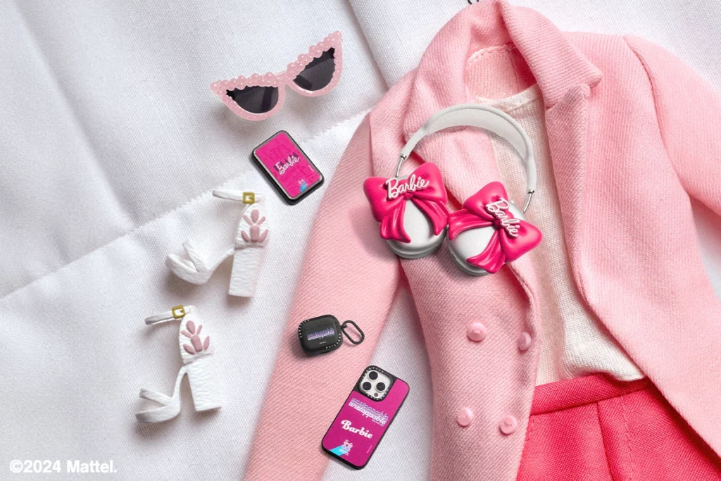 Accessoires MagSafe, coques et bracelets pour Apple Watch de la collection Barbie™ x CASETiFY.