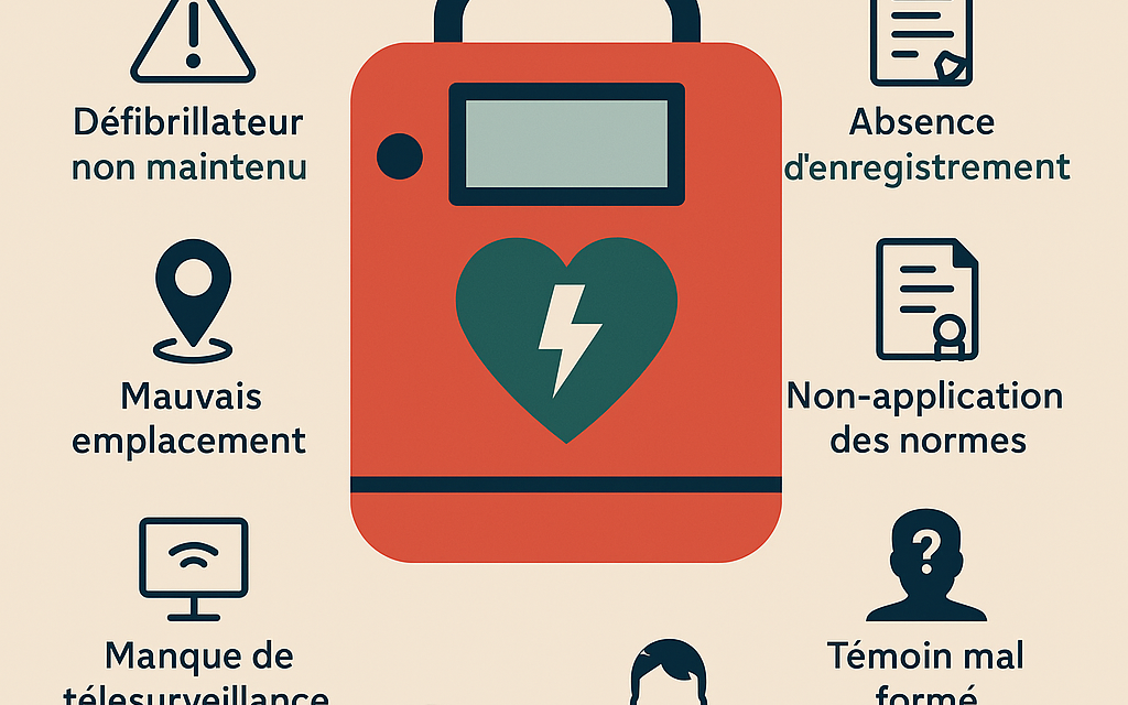 Les 8 erreurs à éviter avec un défibrillateur