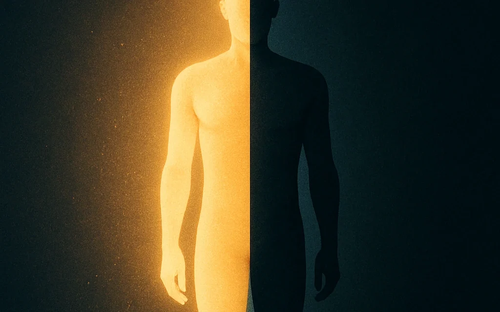 Votre corps émet une lumière invisible qui s’éteint à la mort