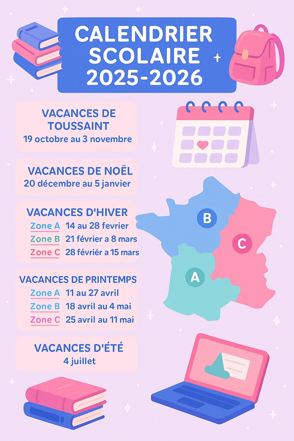 calendrier-scolaire-2025-2026-zones-france