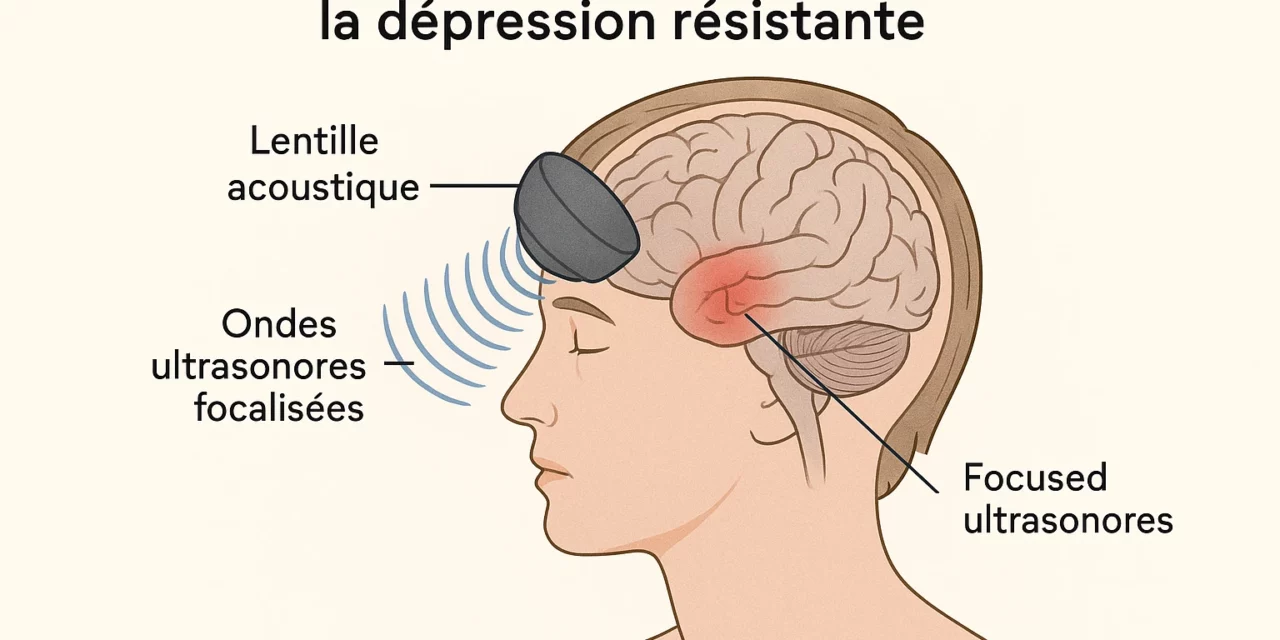 Dépression résistante : une nouvelle thérapie par ultrasons