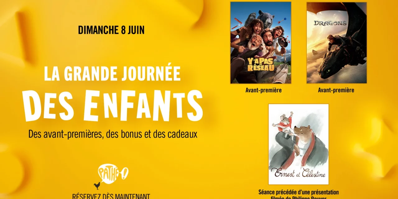 Le 8 juin, Pathé gâte les enfants au cinéma !