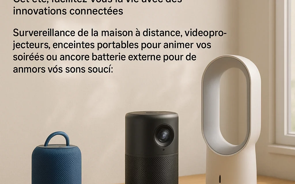 Nouveautés high-tech été 2025 : pour des vacances sans souci