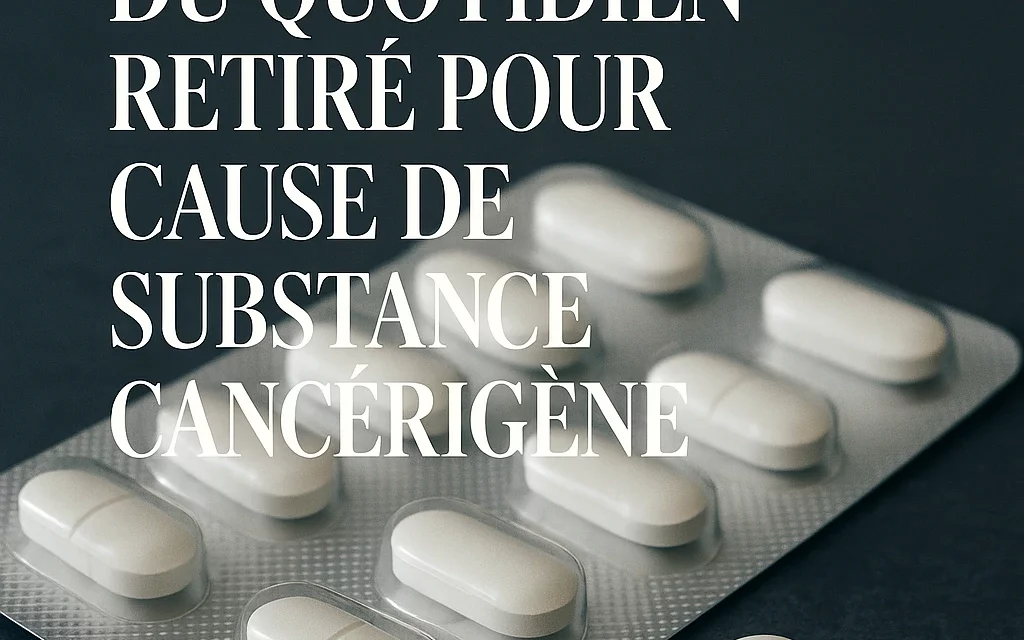 Ce médicament du quotidien retiré pour cause de substance cancérigène