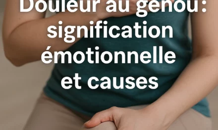 Douleur au genou : signification émotionnelle et causes