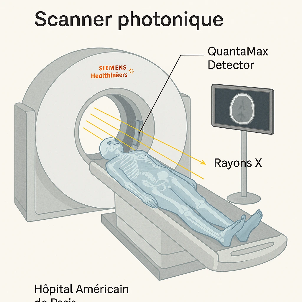 Scanner photonique Siemens Healthineers à l’Hôpital Américain de Neuilly – Vue d’ensemble et fonctionnement