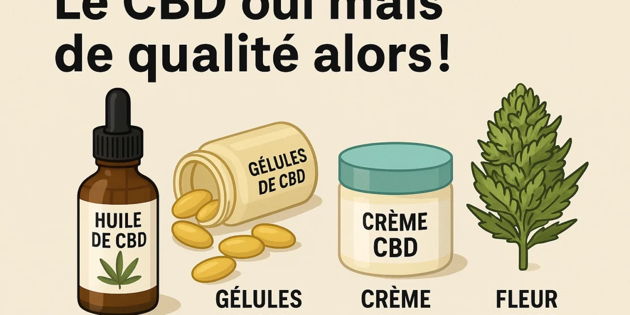 Le CBD oui mais de qualité alors !