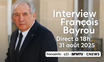Interview François Bayrou en direct le 31 août : franceinfo, LCI, BFMTV, CNEWS