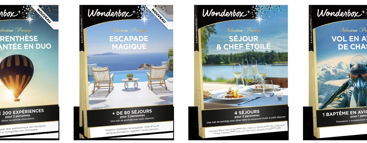 Sélection Prestige Wonderbox : expériences haut de gamme à offrir