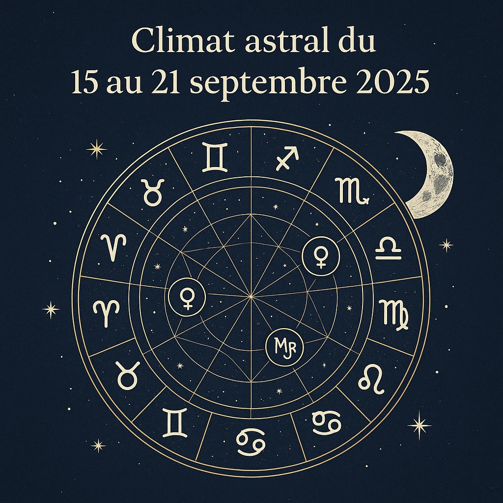 Carte du ciel horoscope semaine 15 au 21 septembre 2025