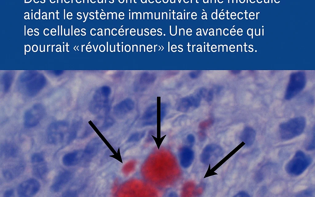 Cancer : une molécule qui redonne l’espoir de guérir