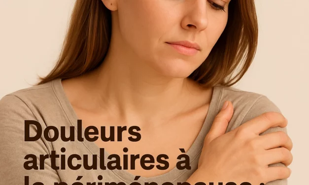 Femme jeune souffrant de douleurs articulaires à la périménopause, médecines douces efficaces