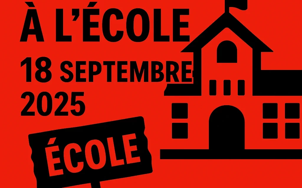 Grève à l’école 10 et 18 septembre : votre enfant aura-t-il cours ?