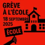 Grève à l’école 10 et 18 septembre : votre enfant aura-t-il cours ?