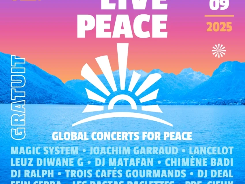 Concert pour la Paix 2025 : artistes et Prix Nobel réunis à Annecy
