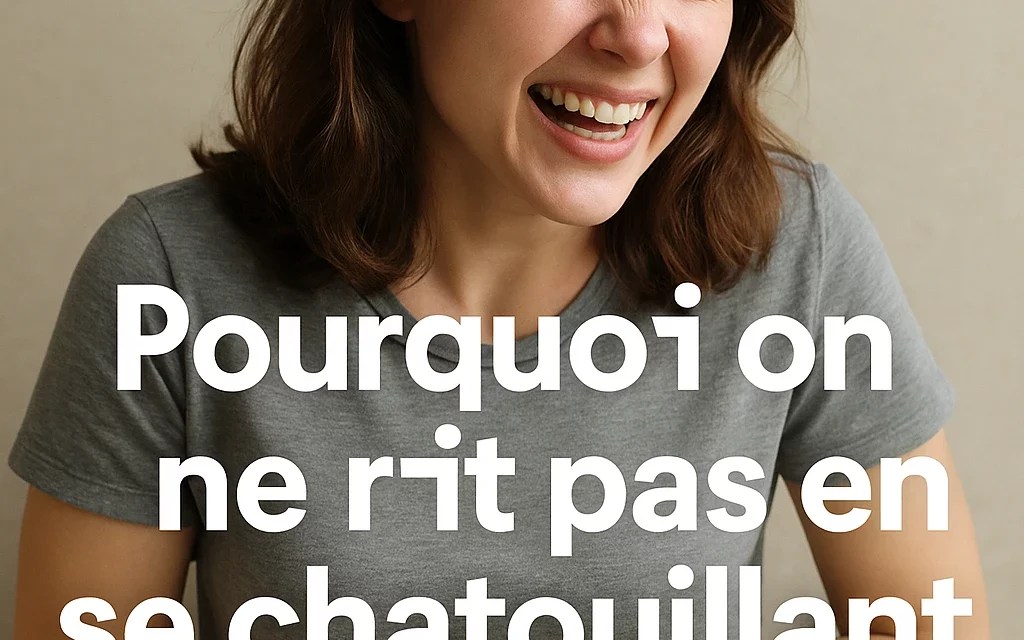 Pourquoi on ne rit pas en se chatouillant soi-même ?