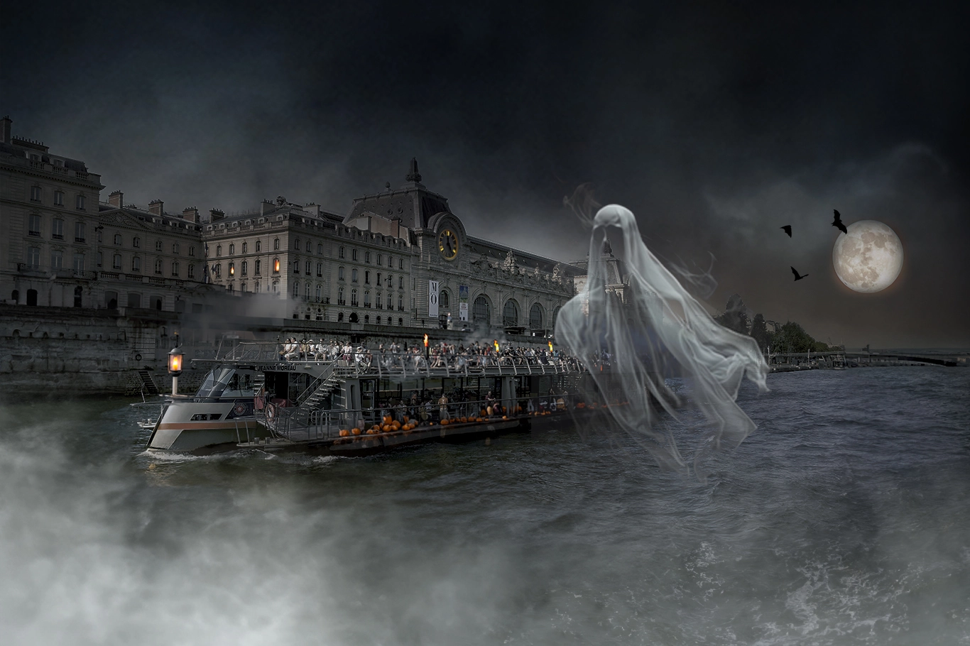 Traversée des Damnés – Croisière Halloween des Bateaux Parisiens sur la Seine