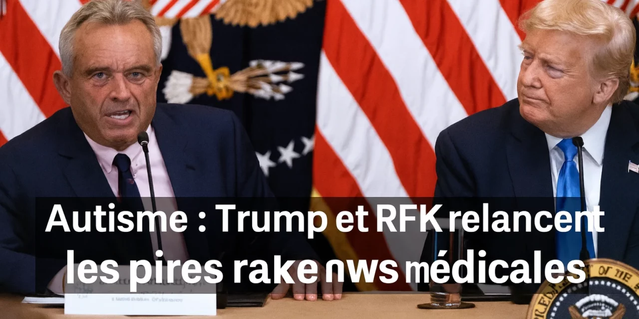 Autisme : Trump et RFK réactivent les pires fake news médicales