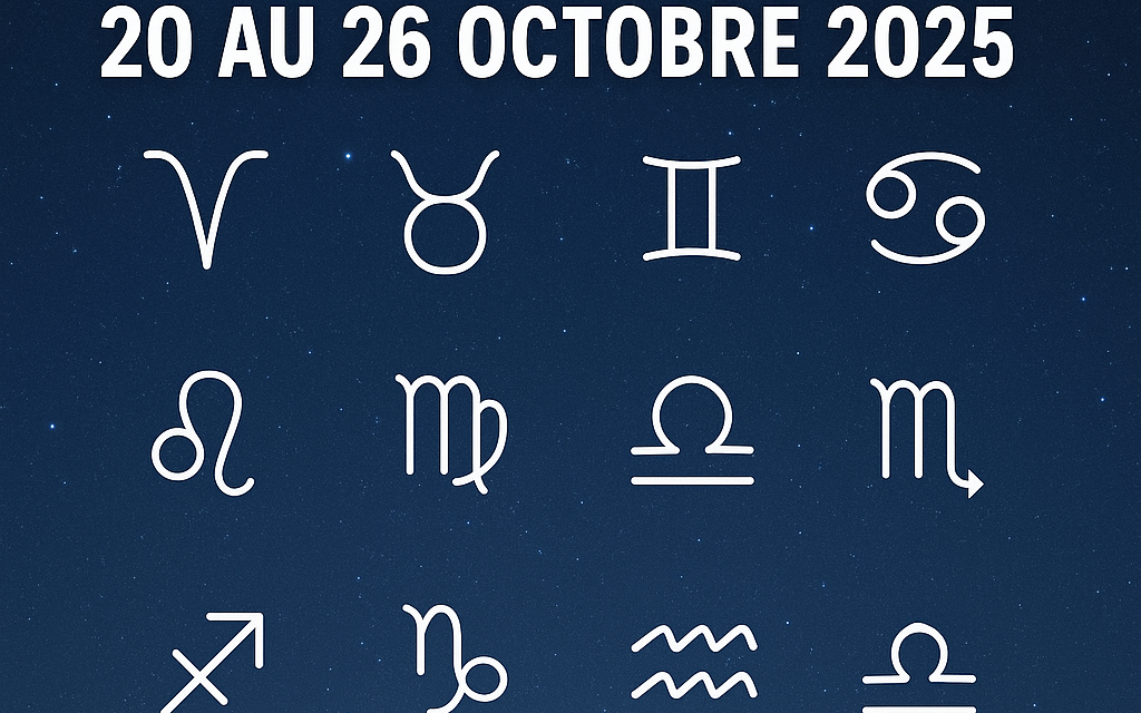 Horoscope du 20 au 26 octobre 2025 : votre semaine astro