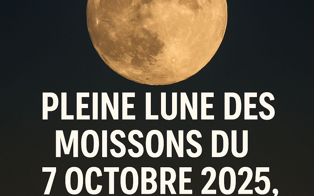 Pleine lune du 7 octobre 2025 : la super-lune du renouveau