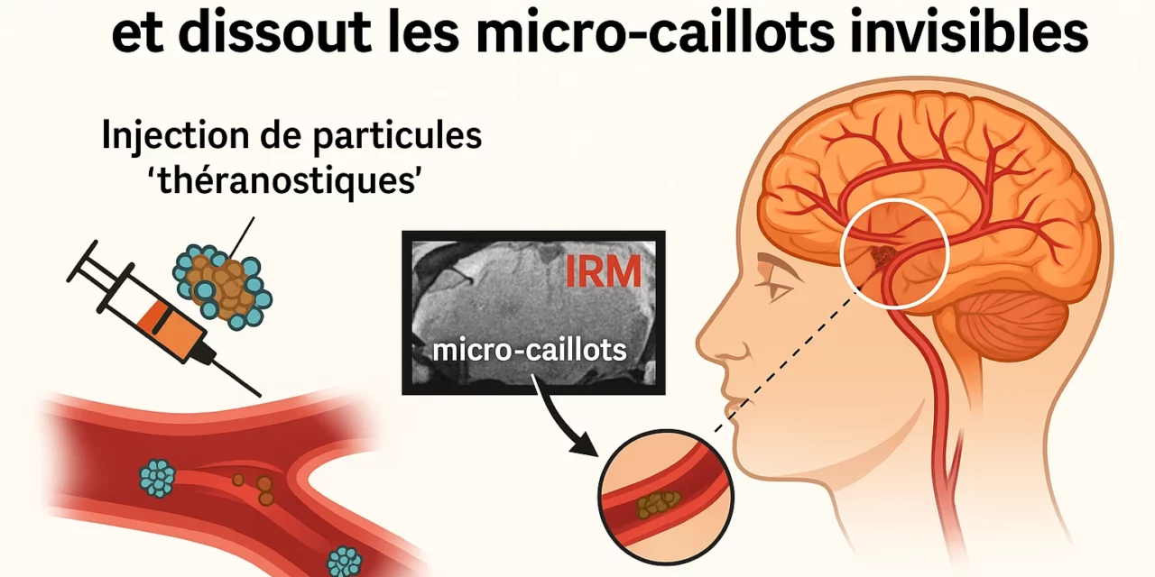 AVC : un traitement révolutionnaire détecte et dissout les micro-caillots
