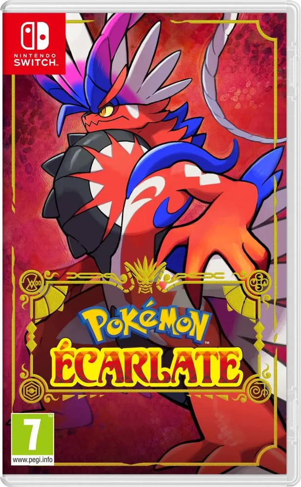 Enfant jouant à Pokémon Écarlate sur Nintendo Switch pendant les vacances de la Toussaint 2025.